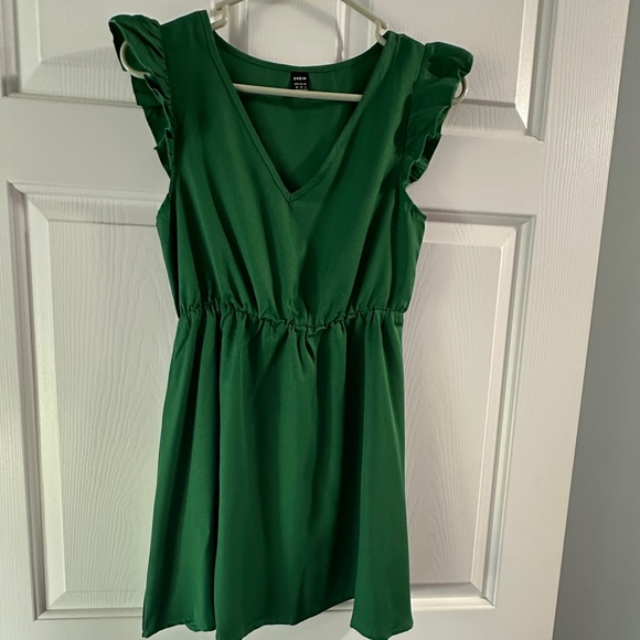 NWOT: 2/$25 Green Mini Dress - Picture 5 of 8